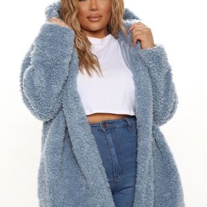 Blue Sherpa Jacket